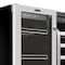 Whynter 30 in Built-In French Door Dual Zone Wine Refrigerator/Beverage Center BWB-3388FDS - alternate 5